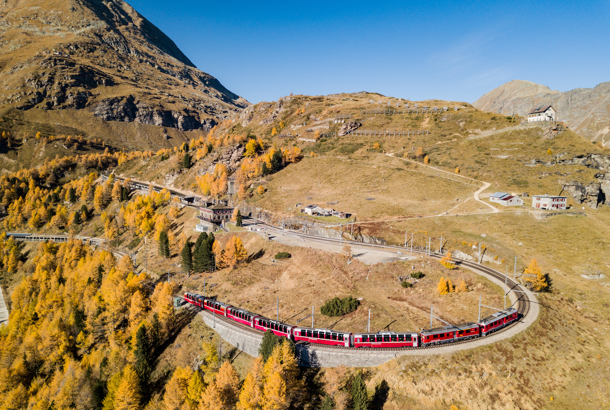 Switzerland Train Tickets - Bernina Express Train in Switzerland